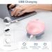Ankilo Wireless Electric Head & Body Massager - Scalp & Cat Massager with 4 Interchangeable Kneading Heads - Pink Rose for Hair Growth & Full Body Relaxation - Buy Online on GoSupps.com
