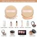 12 Piece Cotton Powder Puff Set - Soft Sponge Velvet Puffs for Loose Body Makeup - Buy Online on GoSupps.com