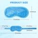 CandyFouse 2 Pack Gel Eye Mask - Reduce Dark Circles - Reusable Cold/Hot - Plush Fabric - Women Eye SPA - Stress Relief - Beauty Care - Blue (2PCS) - Buy Online on GoSupps.com