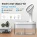 Electric Ear Wax Removal Tool - Rechargeable Ear Cleaner Kit with 4 Water Pressure Modes - 400mL Water Powered System for Effective Ear Irrigation and Cleaning - Buy Online on GoSupps.com