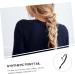 minkissy Wig Synthetic Wrap Around Braided Ponytail Hair Extensions for Women - High Temperature Wire Braid Ponytail Extension Tails Hair Extensions Ponytail Extension for Black Women 80X3CM Dark Red - Buy Online on GoSupps.com