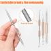 2023 Professional Blackhead & Pimple Popper Tool Kit | 15 PCS Acne Extractor Set with Metal Case - Stainless Steel Blemish Removal Tools - Buy Online on GoSupps.com