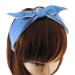 Buy Axy HR33 Vintage Hair Band with Bow - Beautiful Blue Headband Series 33 | International Shipping Available - Buy Online on GoSupps.com