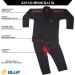 Men's Brazilian Jiu Jitsu Gi - Light Preshrunk Grappling Uniform with White Belt - Black A1L - Buy Online on GoSupps.com