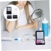 Buy Homsfou 12-Slot Contact Lens Case with Mirror - Travel-Friendly Colored Lens Holder Box (Black 4pcs) | Durable & Compact - Perfect for International Shipping - Buy Online on GoSupps.com
