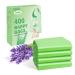 Biodegradable Baby Disaposal Diaper Bags - 400 Count Unscented Diaper Sack with Easy Tie Handle, Must Have For Baby Nursary, Eco-friendly Environmental Waste Bag , Poop Bag (Green) Green 400 Counts
