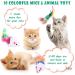 ueslwser 20 Pcs Mice & AnimalToys Colorful Feather Interactive Cat Interactive Mouse Catnip Toys Assorted Randomly Colors for Cats and Kitten Indoor Play Cat Mice Toys Pack Interactive Catch Play - Buy Online on GoSupps.com
