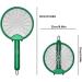 Fly Swatter Electric | USB Rechargeable Electric Mosquitoes Swatter | Foldable Fly Swatter Racket 3000 Volts Fly for Buggs Fly Killers for Travel Outdoor Camping (Green) - Buy Online on GoSupps.com