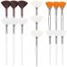 15PCS Facial Brushes Fan Mask Brushes, Soft Facial Applicator Brushes Tools Mask Acid Applicator Brush for Peel Glycolic Mask Makeup(5 Styles)
