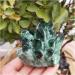 Natural Crystal Rough 360g Quartz Cluster Natural Green Phantom Specimen Cluster Green Ghost Flower Fengshui - Buy Online on GoSupps.com