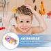 TOYANDONA Shower Puff 5pcs Bath Gloves - Kids Body Scrubber & Wash Mitt Set - Buy Online on GoSupps.com
