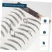 VINTORKY Eyebrow Stickers 10pcs Waterproof Sticker Makeup Stickers Supplies Shaping for D Fake Black Artificial Eyebrows - Buy Online on GoSupps.com