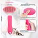YETEE Dog Grooming Brush Slicker - Shedding Tool for Dogs & Cats - Pink - Buy Online on GoSupps.com