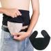 Ostomy Belt- Comfortable Colostomy Belt Support Ostomy Bag Covers Ostomy Belt for Men and Women - Adjustable Ostomy Support Belt-Ostomy Wrap (Small) Small Black