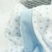 MuslinZ 6pk Baby Muslin Squares Burp Cloths 70x70cm - Blue Star | 100% Pure Cotton | Absorbent & Breathable - Buy Online on GoSupps.com