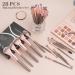 Buy Magefy Professional Makeup Brush Set - Premium Eye Face & Lip Brushes with Black Gift Box | International Shipping Available - Buy Online on GoSupps.com
