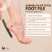 Pumice Foot File Hard Skin Remover - Curved Black Callus Remover for Men and Women - Buy Online on GoSupps.com