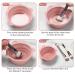 Foldable Silicone Makeup Brush Cleaner Bowl - Portable Etercycle Tool for Brushes Puffs & Sponges (Pink) | International Shipping - Buy Online on GoSupps.com