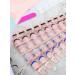 Yokilly 120pcs Short French Tip Press On Nails Kit - Natural Acrylic False Nails Set with Multicolor Tips, Glue, Files & Stick - Buy Online on GoSupps.com