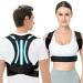 kungfuren Posture Corrector for Men and Women Back Brace for Men and Women Lower Back Pain Back Support Belt for Women and Men Black XL (43 -48 )