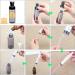 DKBT Small Black Spray Bottles - 60ml Fine Fog Atomizer (2-Pack) - Plastic Mini Empty Bottles for Perfume & Water - Buy Online on GoSupps.com