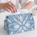 Tissue Box Cover Tissue Box Holder Overlapping White Petals Print Tissue Holder Travel Tissue Packs Facial Paper Holder Decorative Holder - Buy Online on GoSupps.com