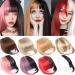 Bangs Hair Clip French Bangs Hair Clip in Bangs Thick Curved Bangs Extensions 6" Short Synthetic Bangs Fringe with Temples Hairpieces for Women Girls Bangs Clip in Hair (Color : 006) - Buy Online on GoSupps.com