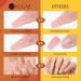 UR SUGAR Autumn Winter Poly Extension Gel Nail Set - 6 Fall Colours Including Maple, Pumpkin, and Glitter Red - Perfect for Halloween and Christmas Gifts Box for Women - Buy Online on GoSupps.com
