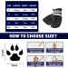 Reestboo Dog Shoes - Waterproof Anti-Slip Paw Protection Boots for Small Dogs | Reflective Straps & Velcro Fasteners | Ideal for Snow & Rain (Black Size S) - Buy Online on GoSupps.com