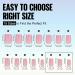 TOMICCA 180PCS Extra Short Coffin Gel Nail Tips - Pink Matte Finish - 15 Sizes - Press On Nails for Nail Art Extensions - Buy Online on GoSupps.com
