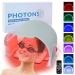 990pcs LED Infrared Face Mask Light Therapy Device 7 Colors LED Light Therapy Mask Red and Blue Light Therapy for Face and Neck Facial Beauty Mask at Home Salon Tighten Skincare