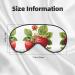 Buy Strawberry Clipart Unisex Sleep Eye Mask | Soft Comfort Travel Eye Shade for Yoga & Shift Work - Buy Online on GoSupps.com
