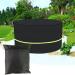 yanwuwa 185.4 x 109.2 cm Round Table Cover Waterproof UV Resistant Outdoor Table Cover 119.4 x 64.8 cm Weatherproof Waterproof Table Covers - Buy Online on GoSupps.com