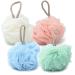 Body Bath Sponge Shower Soft Sponge Shower Bath Shower Sponge Exoliating Wash Sponge Suitable for men and women Shower to peel the skin and calm down for back scrubber 4 pieces in 4 colors