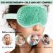 Cooling Eye Mask Hot Cold Eye Mask with Gel Bead Reusable Gel Eye Mask for Puffy Eyes Dark Circles Bags Dry Eyes Migraine Relief Headache Stress Relief Insomnia Sinus Pain (Green) - Buy Online on GoSupps.com
