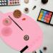 MagiDeal Brush Cleaning Mat Cosmetic Brushes Scrubber Mat Makeup Brush Holder Portable Washing Tool for Makeup Brush Sponge Powder Pink - Buy Online on GoSupps.com