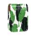 Leaf tropical green lip gloss holder lipstick case portable make -up bag travel lipstick organizer case with mirror mini lipstick storage box for women multicolored 9.5x2x7 cm/3.7x0.8x2.7 in