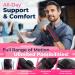 DR. BRACE Adjustable Wrist Brace for Carpal Tunnel - Night Support FSA/HSA Eligible Double Splint Pain Relief - Small/Medium (Left Hand) - Black/Pink - Buy Online on GoSupps.com