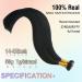 KOCONI 14 Inch Black Nano Rings Human Hair Extensions - Double Drawn Nano Tip Beads, 50g, 1g/Strand, #1 Jet Black - Real Human Hair Extensions - Buy Online on GoSupps.com