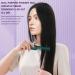 Rechargeable Mini Hair Straightener & Straightening Brush - Portable Cordless Travel Hair Tool with 3 Temperature Settings (Green - Buy Online on GoSupps.com