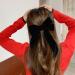 Hair Bows for Women 2PCS French Velvet Hair Bow Clips with Ribbon Large Cute Bow Clips for Women Soft Bow Barrette for Teen Girls Hair Clip - Buy Online on GoSupps.com