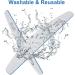 Realove Nail Files 100/180 Grit - Washable Double-Sided Nail Files for Acrylic and Natural Nails (10PCS) - Buy Online on GoSupps.com