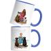 Personalized Kiddle-Design Dog Mom Mug - Unique Blue Gift for Dog Lovers & Owners - Buy Online on GoSupps.com