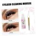 Balacoo Eyelash Cleansing Mousse & Lash Glue Remover - 2-in-1 Eye Cleaner & Mascara Wash with Boho Alligator Hair Clips - International Shipping Available - Buy Online on GoSupps.com