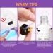 Makartt Nail Glue Remover Kit - 30ml Acetone-Free Remover & 5 Adhesive Tips for Artificial Nails - Buy Online on GoSupps.com