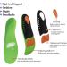 Plantar Fasciitis Arch Support Insoles for Men & Women - Cushioned Orthotic Inserts for Foot Pain Relief - Ideal for Running, Heel Spurs, and Arch Pain - High Arch Support - Green S (Men's 6-8 / Women's...) - Buy Online on GoSupps.com