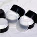 Sample pots 20 Pieces cosmetic pots Empty cosmetic containers with Lid for Creams Sample Make-up Storage (50ml) (black) - Buy Online on GoSupps.com