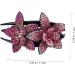 Beatifufu Grip Flower Back Hair Clip Back Hair Holder Clip Rhinestones Back Hair Holder Back Hair Barrette Rhinestones Back Hair Clip - Buy Online on GoSupps.com