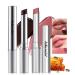 LuckNest 2Pcs Honey Lipstick Tinted Lip Balm Black and Pink Lipstick Hydrating Natural Glossy Lip Balm Sheer Lightweight Color Moisturizing Lip Makeup Lip Care Balm for Repairing Dry Lips