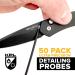 KPL MicroFiber Knife Care Detail Swabs - Ultra-Precision Cleaning Probes for Kitchen Knives (50 Pack) - Buy Online on GoSupps.com